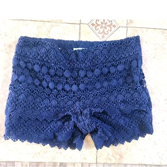 LOFT Pants - Loft Navy Lace Women's Shorts